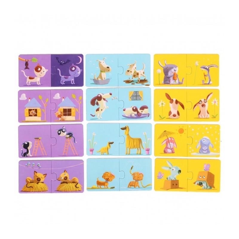 Puzzle duo - Contraires - Mousse Café coop de solidarité