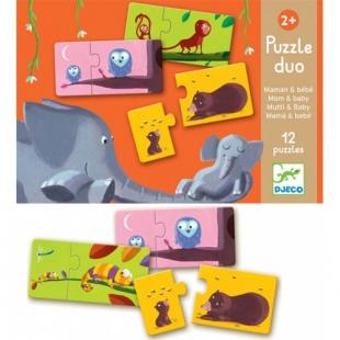 Puzzle duo maman & bébé - Mousse Café, coopérative de solidarité