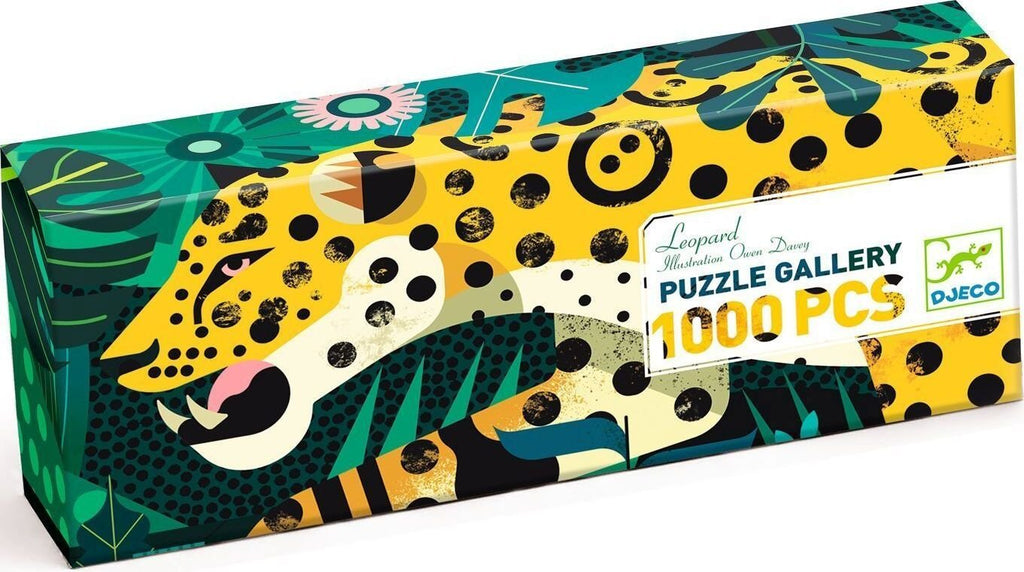 Puzzle gallery - Leopard 1000 pièces - Mousse Café coop de solidarité