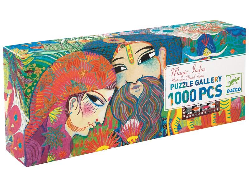 Puzzle gallery - Magic India 1000 pièces - Mousse Café, coopérative de solidarité