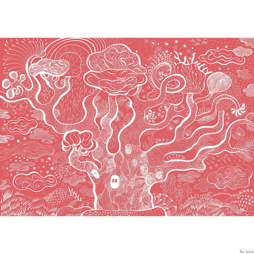 Puzzle géant L'arbre enchanté 100 pièces - Mousse Café coop de solidarité