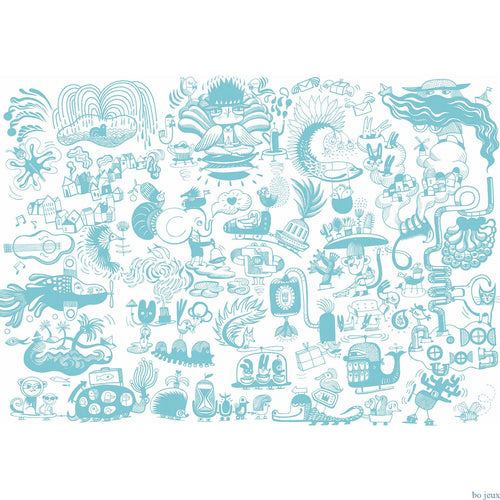 Puzzle géant L'arbre enchanté 100 pièces - Mousse Café coop de solidarité