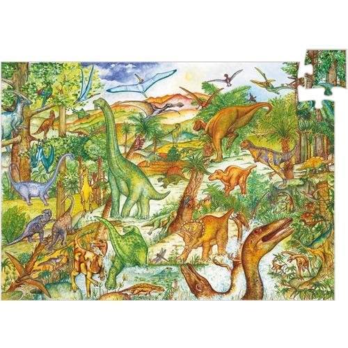 Puzzle observation - dinosaures 100 pièces - Mousse Café, coopérative de solidarité