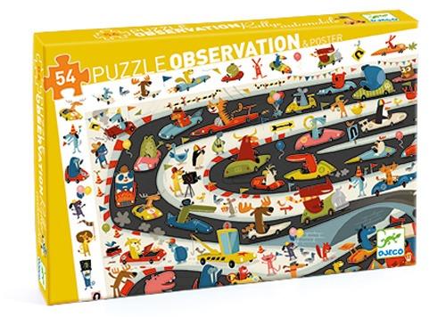 Puzzle observation - Rallye automobile 54 pièces - Mousse Café, coopérative de solidarité