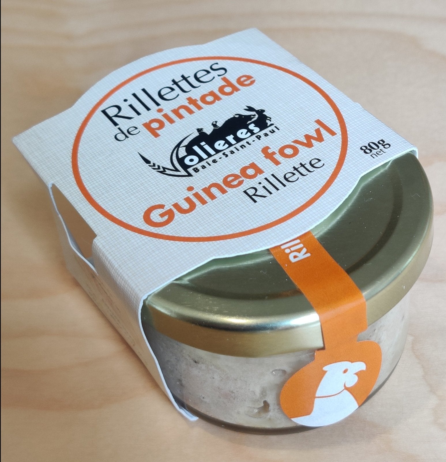 Rillettes de pintade - 80g - Mousse Café coop de solidarité