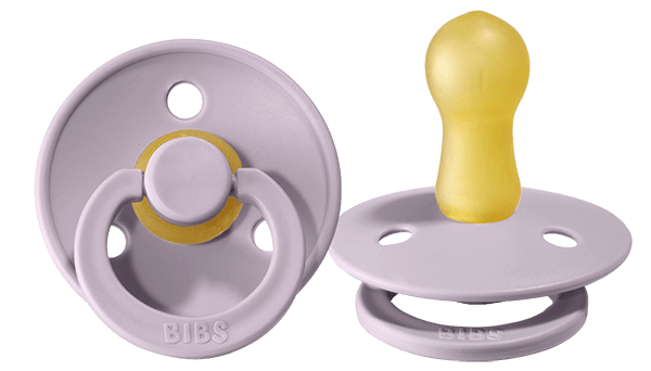 Suces Bibs Lilas sombre (Dusky lilac) 0-6m - Mousse Café coop de solidarité