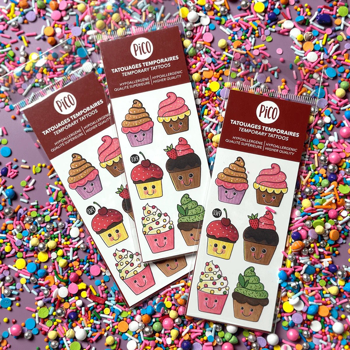 Tatouages - Les petits gâteaux gourmands - Mousse Café coop de solidarité