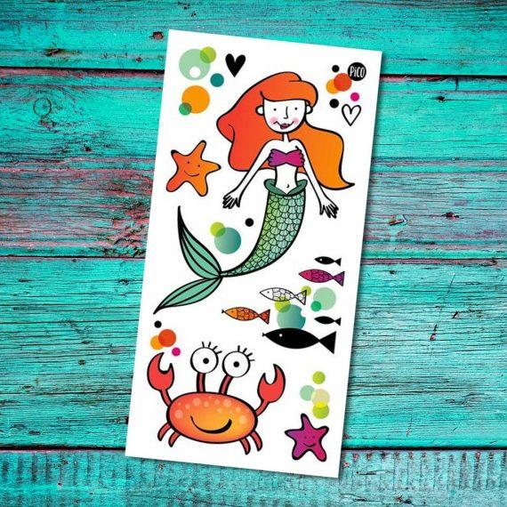 Tatouages Les sirènes - Mousse Café, coopérative de solidarité
