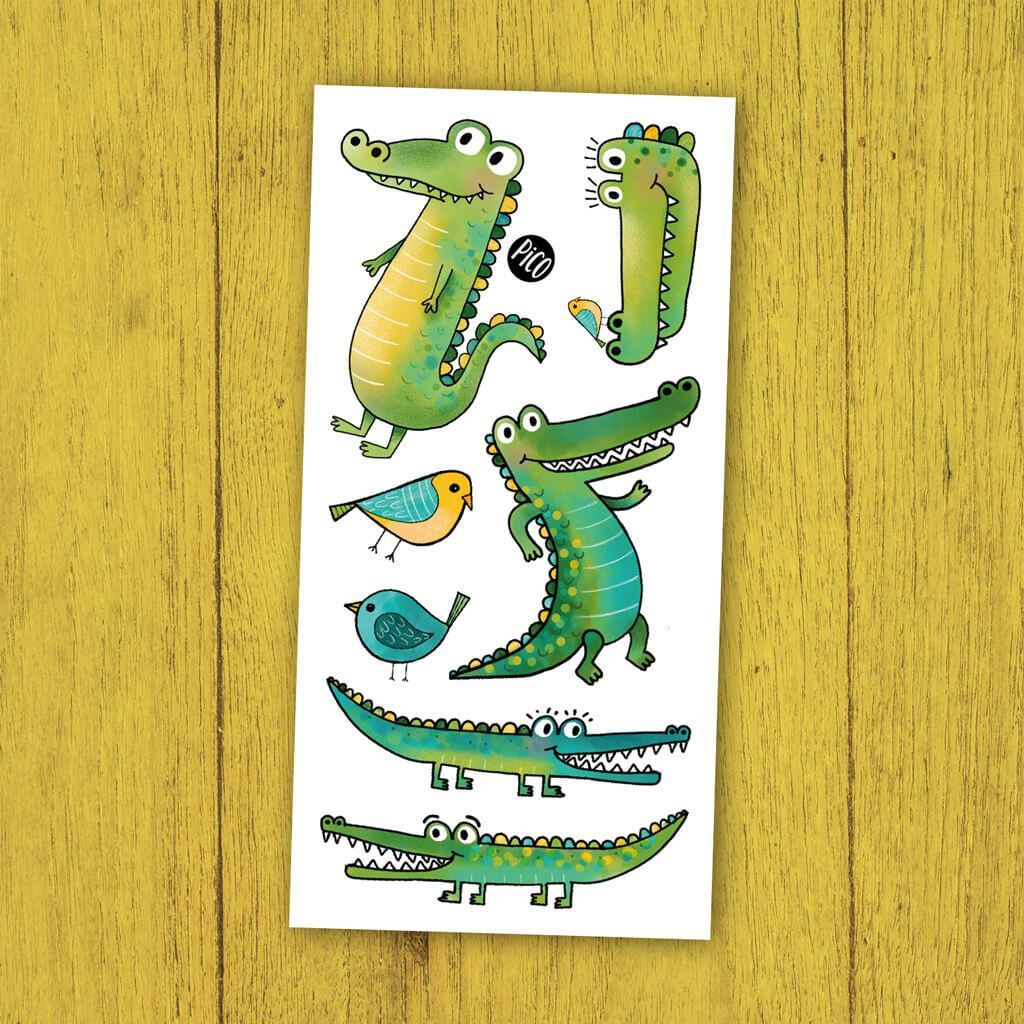 Tatouages Marco le croco - Mousse Café, coopérative de solidarité