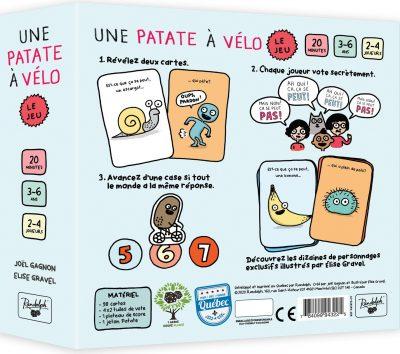 Une patate à vélo - Le jeu - Mousse Café, coopérative de solidarité